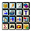 Database tools: SQL query tool, data export tool, report tool
